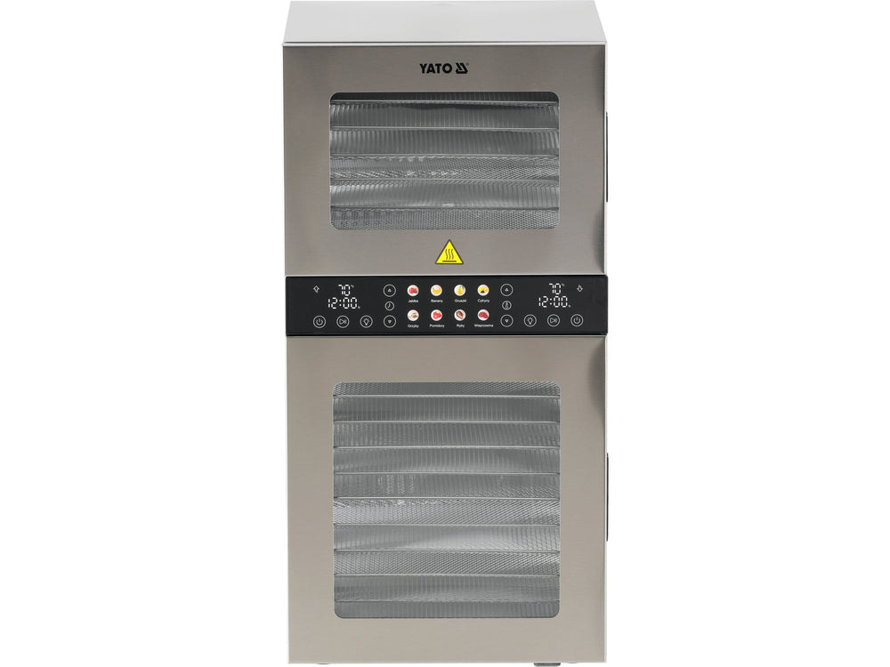 Susa de uscare alimentara 20 tavi YATO YG-16001, 1500 W - imagine 3