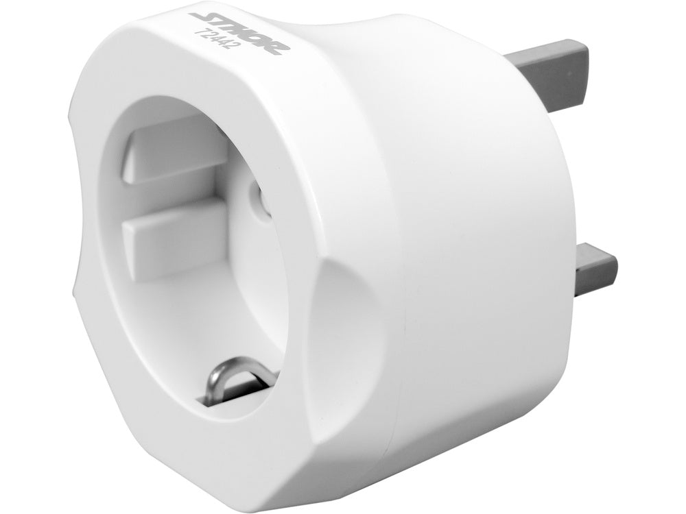 STHOR 72442 UTAZÓ ADAPTER FÖLDELÉSSEL, EU - Egyesült Királyság