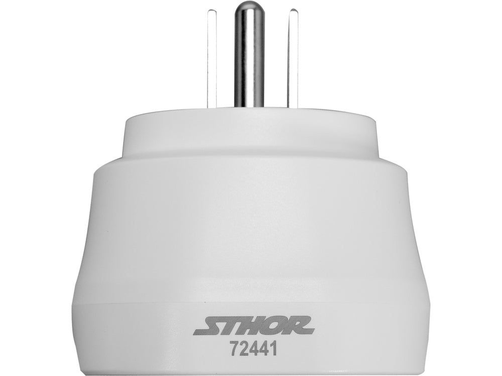 STHOR 72441 FÖLDELÉSSEL ELLÁTOTT UTAZÓ ADAPTER, EU - USA