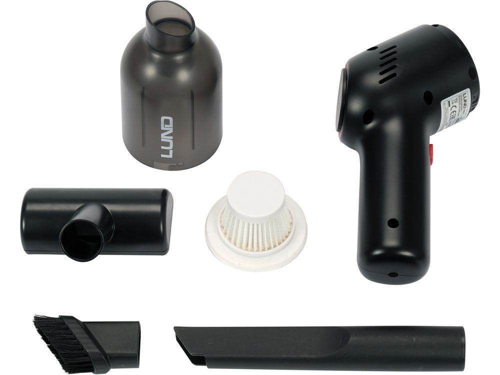 ASPIRATOR AUTO CU LUND 82955 ACUMULATOR, 60W, 4.5KPA, LI-ION 7.4V 4000MAH