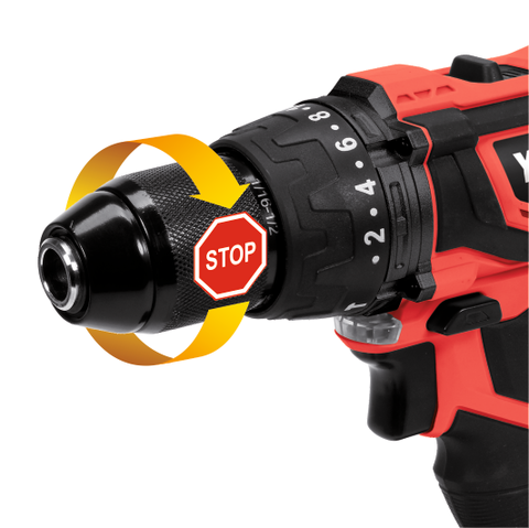 LI-ION ÜTVES ÖNFÚRÓ, YATO YT-82787 18V, 40NM, AKKUMULÁTOR NÉLKÜL