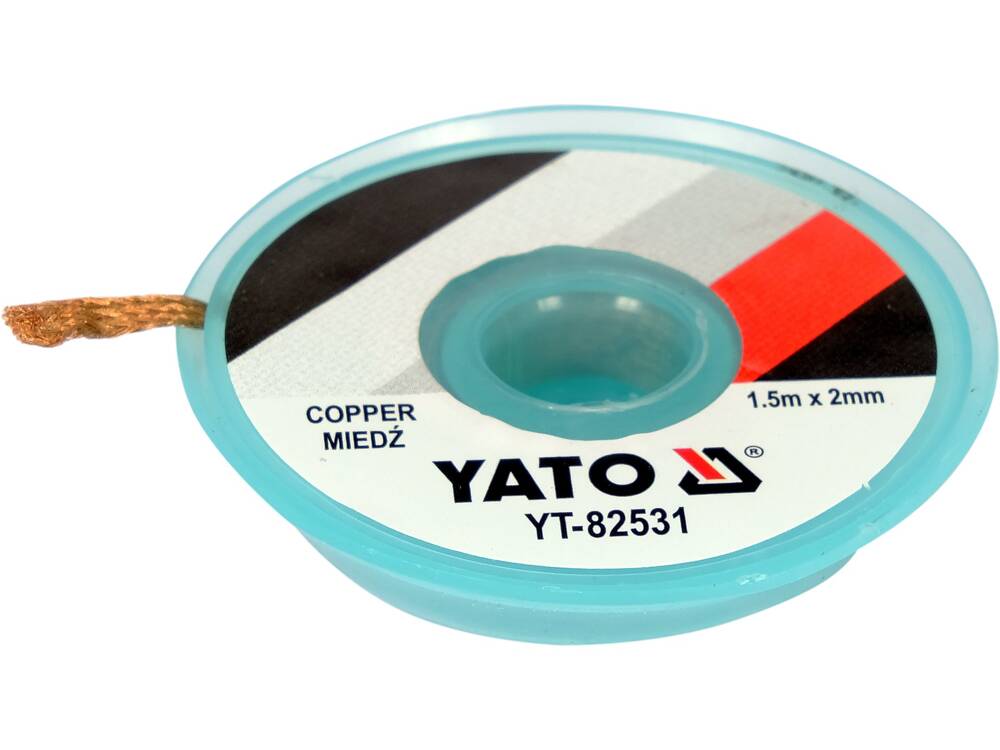 BANDA IMPLETITA DE YATO YT-82531 CUPRU 2.0MM X 1,5M
