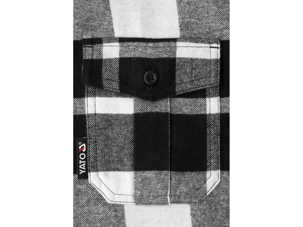 CAMASA DE FLANEL, YATO YT-78814 ALB, MARIMEA L