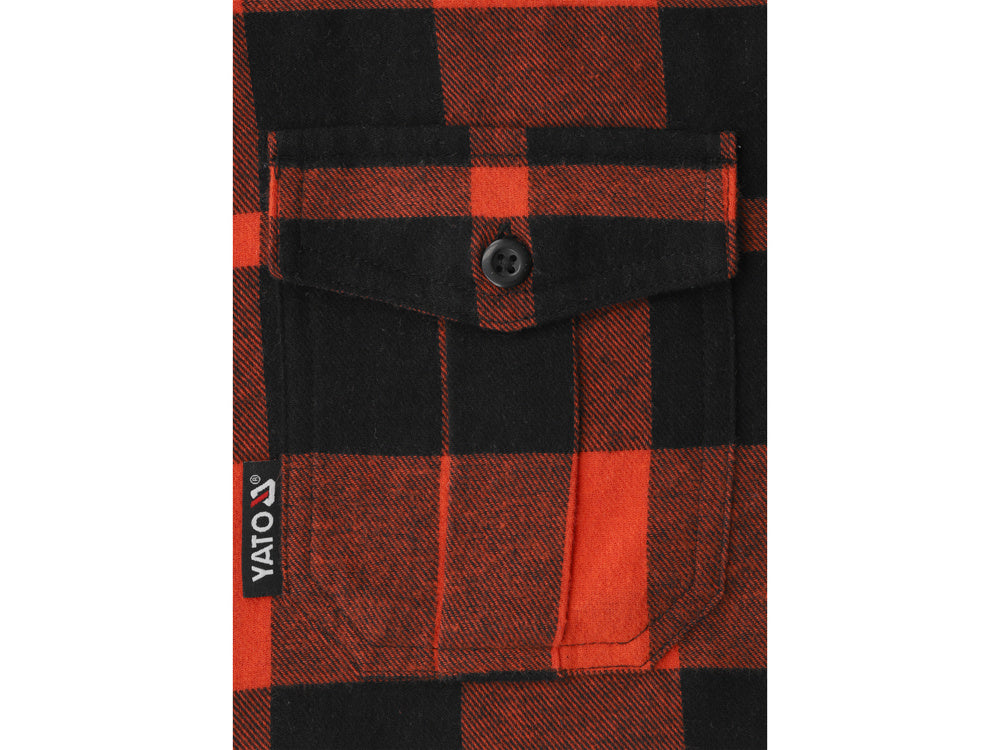 CAMASA DE FLANEL, YATO YT-78803 ROSU, MARIMEA XL