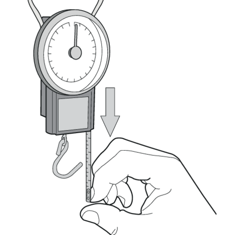 CANTAR DE MANA, VOREL 15301 32 KG, BANDA MASURARE 1M