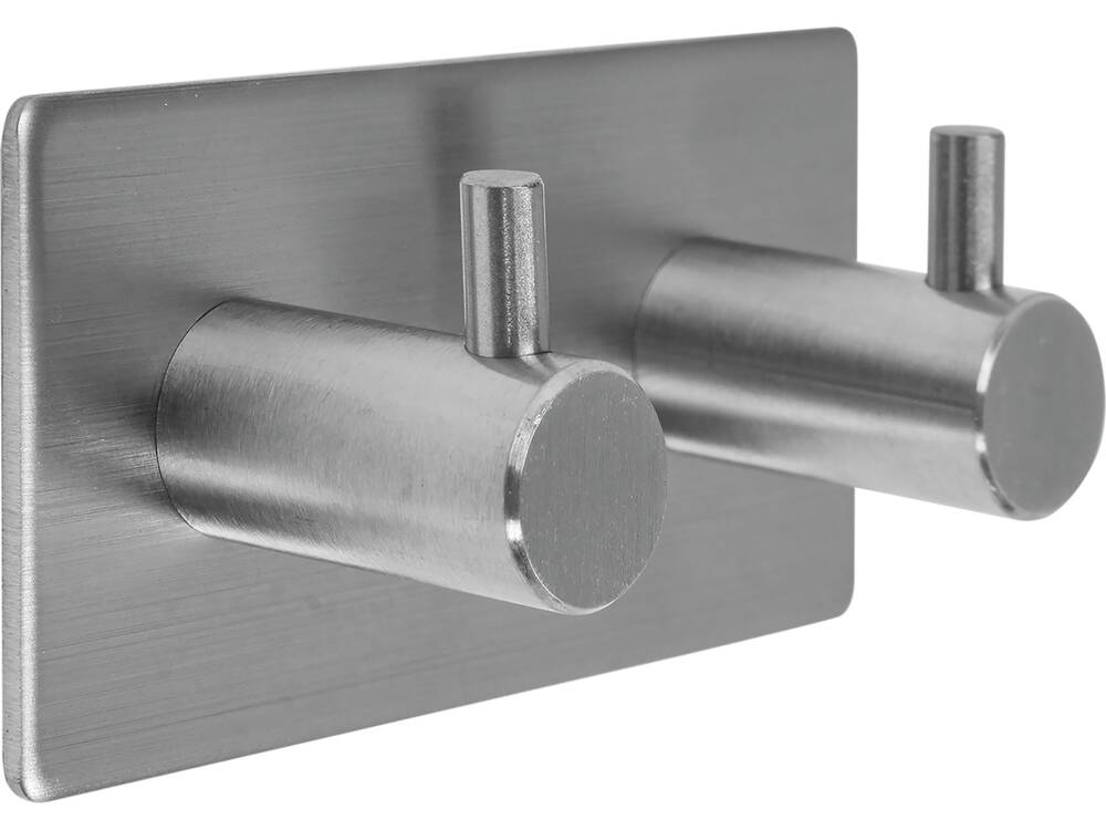 CARLIG DUBLU PENTRU FALA 69372 PROSOP CU DUBLU ADEZIV 45X90X30MM, GAMA STEELY