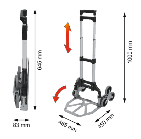 ÖSSZEHAJTHATÓ KOCSIK 70KG VOREL 78662