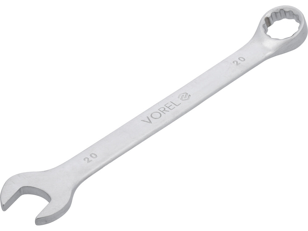 SZATÉN GYŰRŰVILÁGZATÚ VILLÁSKULCS, VOREL 51685 CR-V, 20 MM