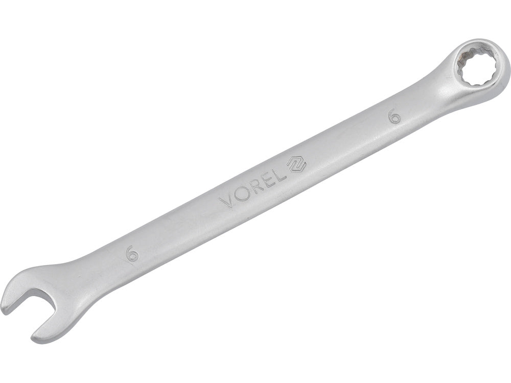 SZATÉN GYŰRŰVILÁGZATÚ VILLÁSKULCS, VOREL 51671 CR-V, 6 MM