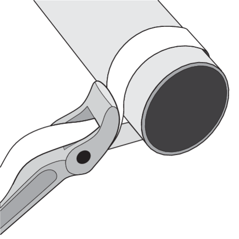 YATO YT-22255 NYLON SZÍVES KULCS, 200MM