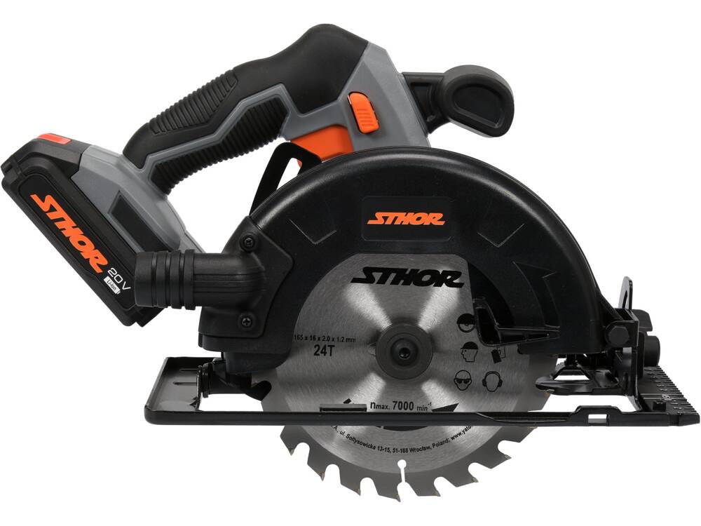 CIRCULAR DE MANA STHOR 78133 STHOR 20V, 165MM, 1X2AH