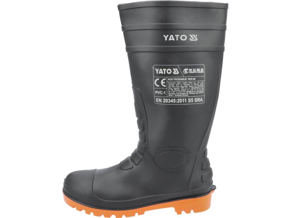 CIZME CAUCIUC, BOMBEU YATO YT-80883 METALIC, MARIMEA 41