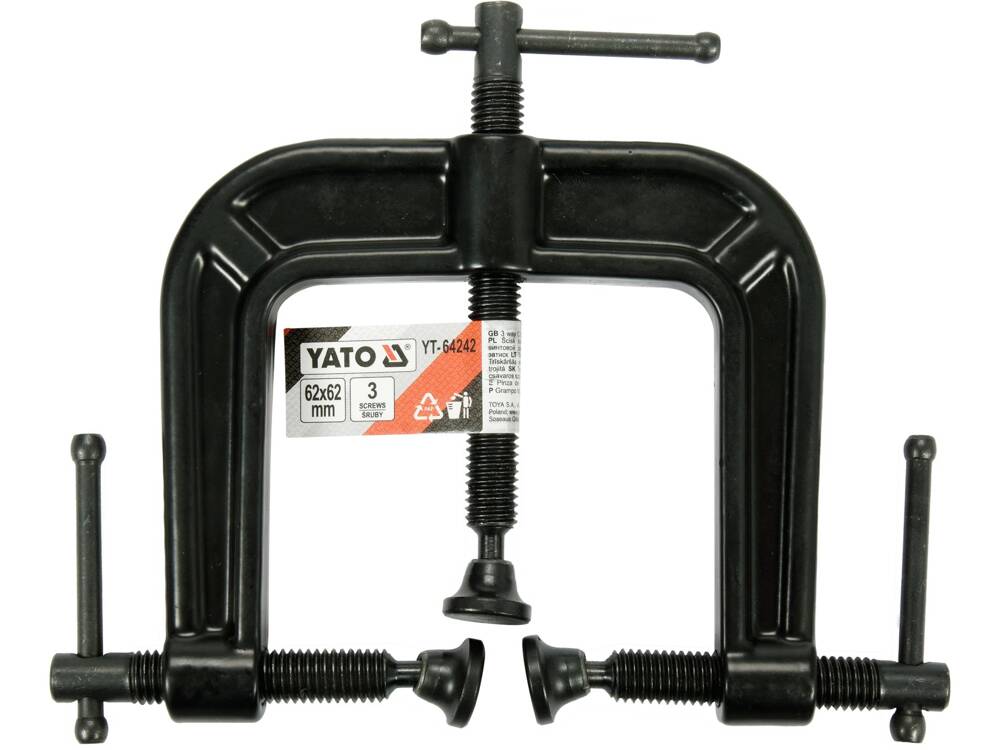 CLEMA PRINDERE IN YATO YT-64242 3 PUNCTE, 62X62MM/2,5X2,5