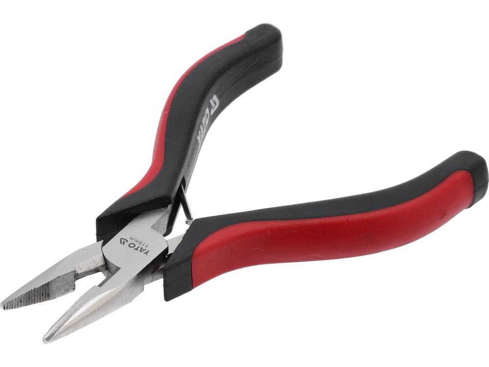 CLESTE COMBINAT CU YATO YT-2083 VARF ASCUTIT DREPT 115MM