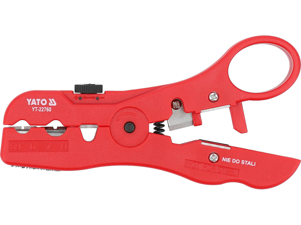 CLESTE DECABLATOR RG59 YATO YT-22760 RG6 RG7 RG11