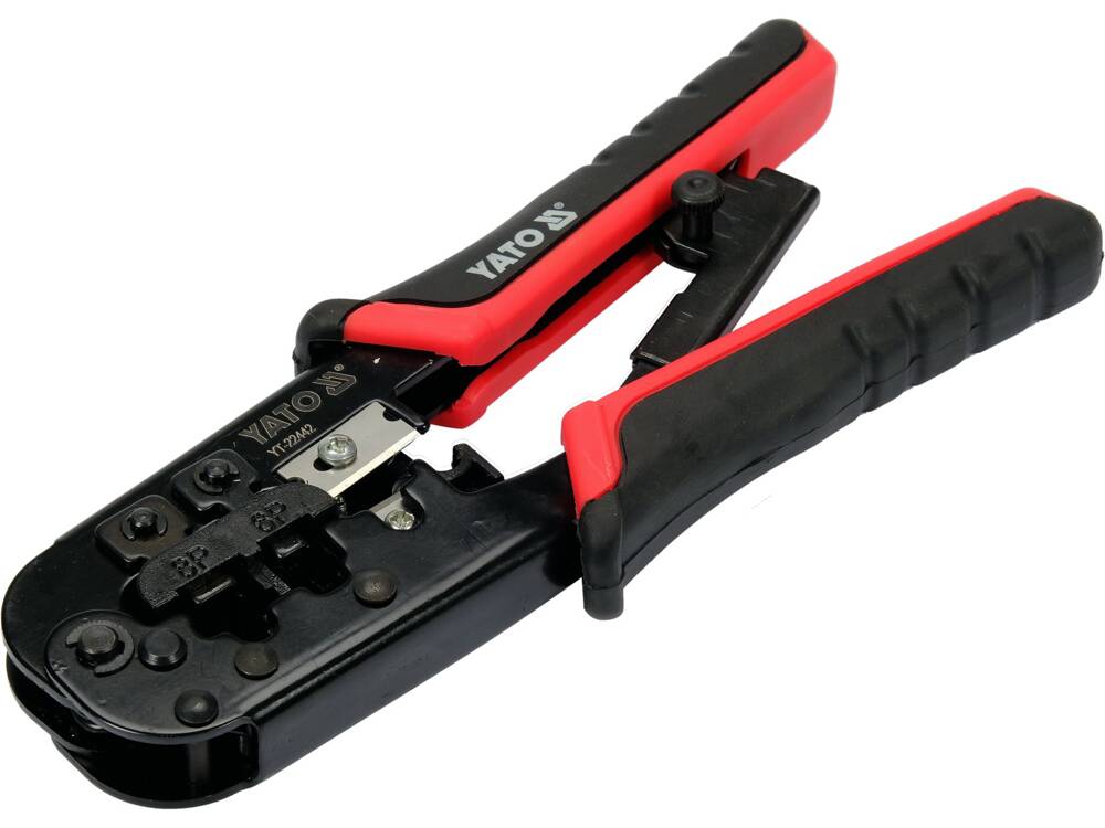 CLESTE PENTRU SERTIZAREA YATO YT-22442 MUFELOR RJ45, RJ11