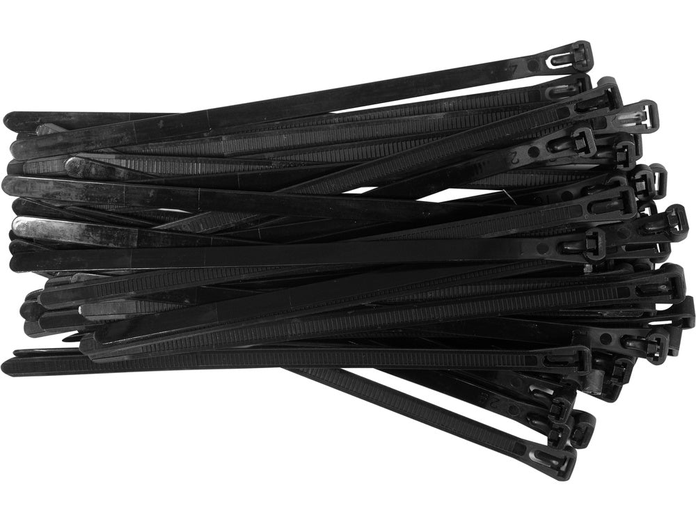 ÚJRAHASZNÁLHATÓ MŰANYAG BILINCS YATO YT-70673 7,6X200MM 50 DB, FEKETE