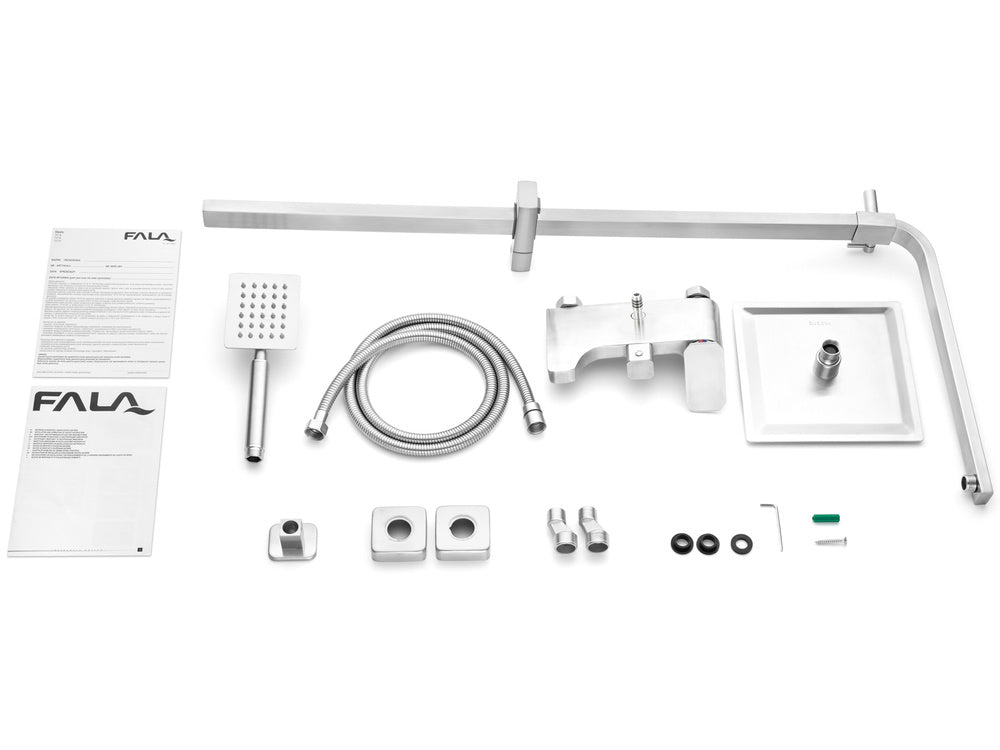 COLOANA DUS, OTEL FALA 75665 INOXIDABIL, STEELY 4