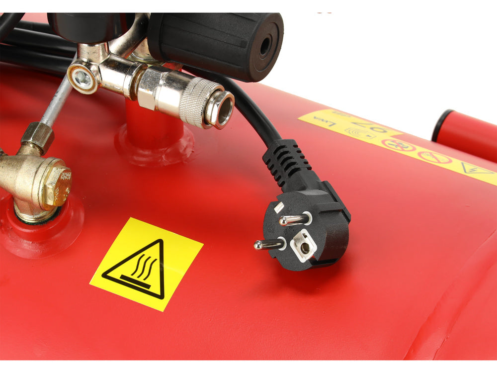 LÉGKOMPRESSZOR 100L YATO YT-23311, 2200 W (3 LE), 2850 ford./perc, 412 l/perc