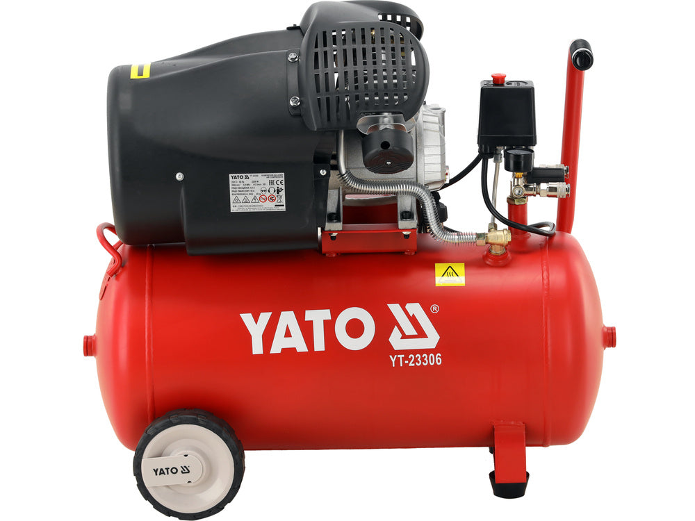 Olajkompresszor YATO YT-23306, 2200 W, 50 l, 412 l/perc, 8 bar