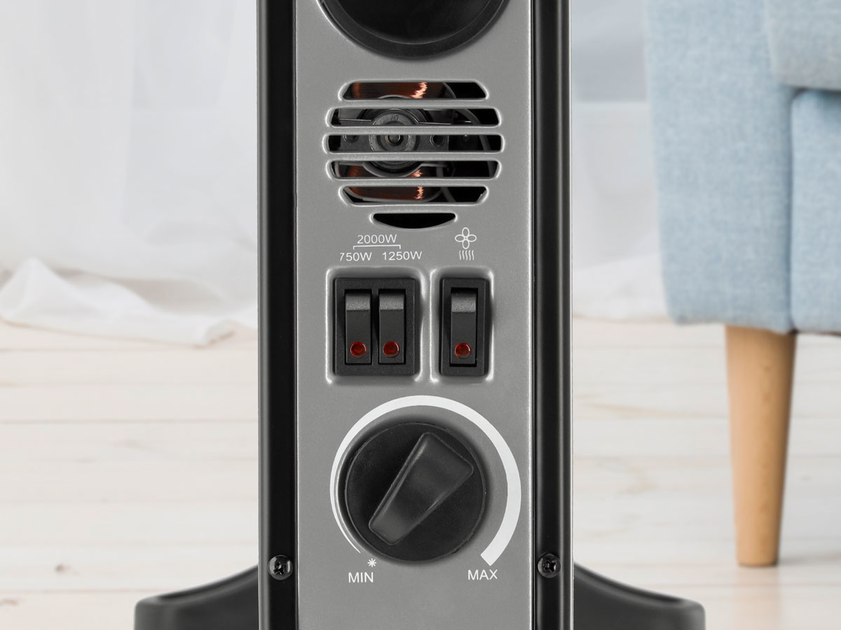 CONVECTOR ELECTRIC 2000W LUND 68651 NEGRU