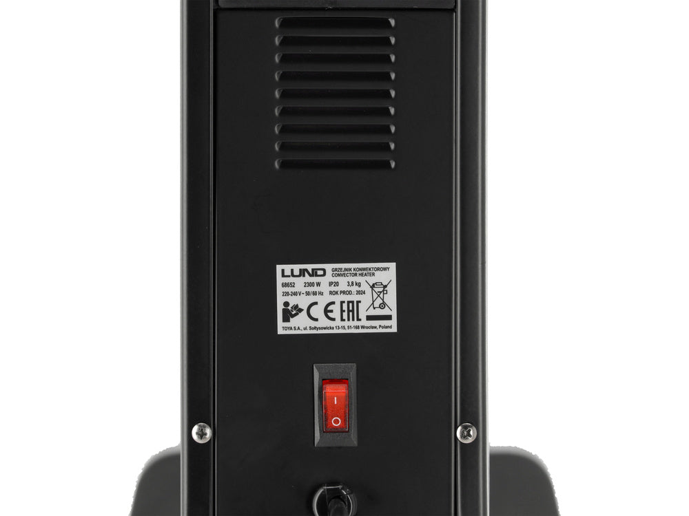 CONVECTOR ELECTRIC CU LUND 68652 TELECOMANDA, 2300W LCD