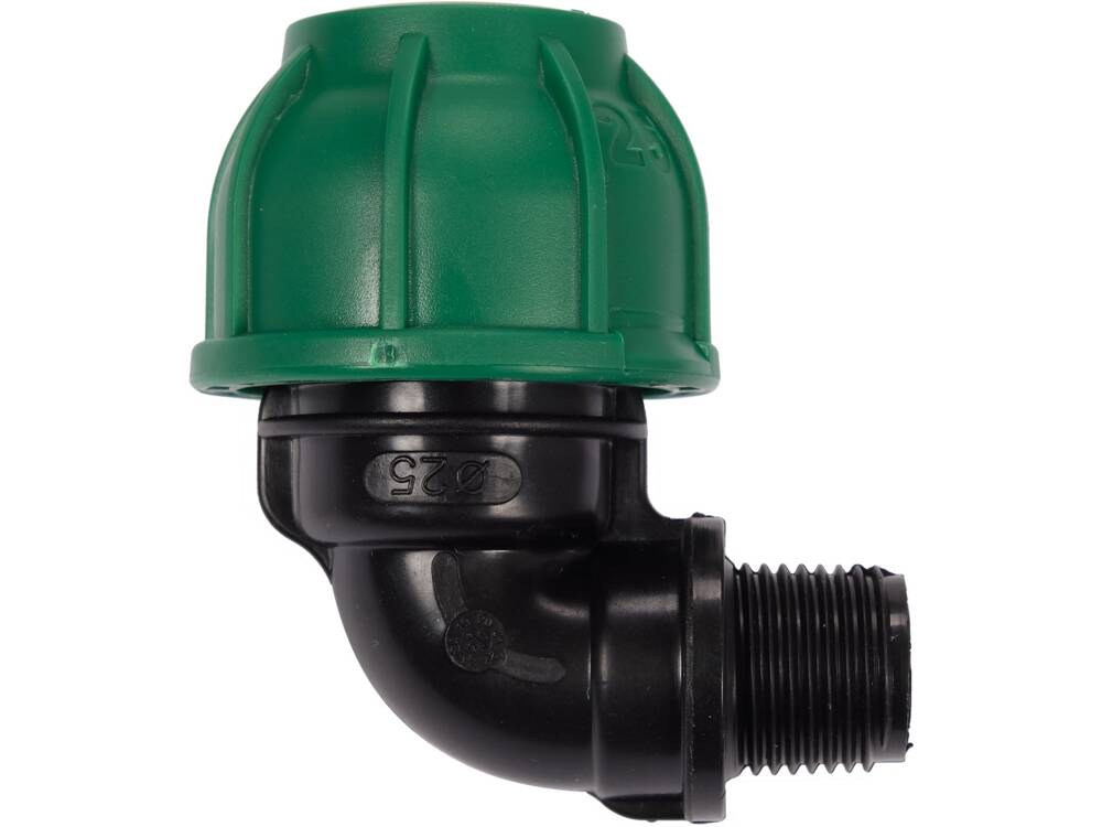 COT COMPRESIUNE 90°, FLO 88871 FILET EXTERIOR, 25MM X 1/2