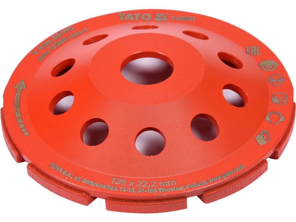 GYÉMÁNT CSÉR YATO YT-60322 CSISZOLÁSHOZ, 125MM