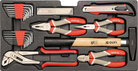 CUTIE SCULE DIN YATO YT-38951 METAL, 80 PIESE