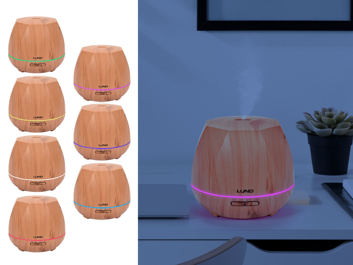 DIFUZOR AROMATERAPIE 500ML, LUND 66903 12W, TELECOMANDA