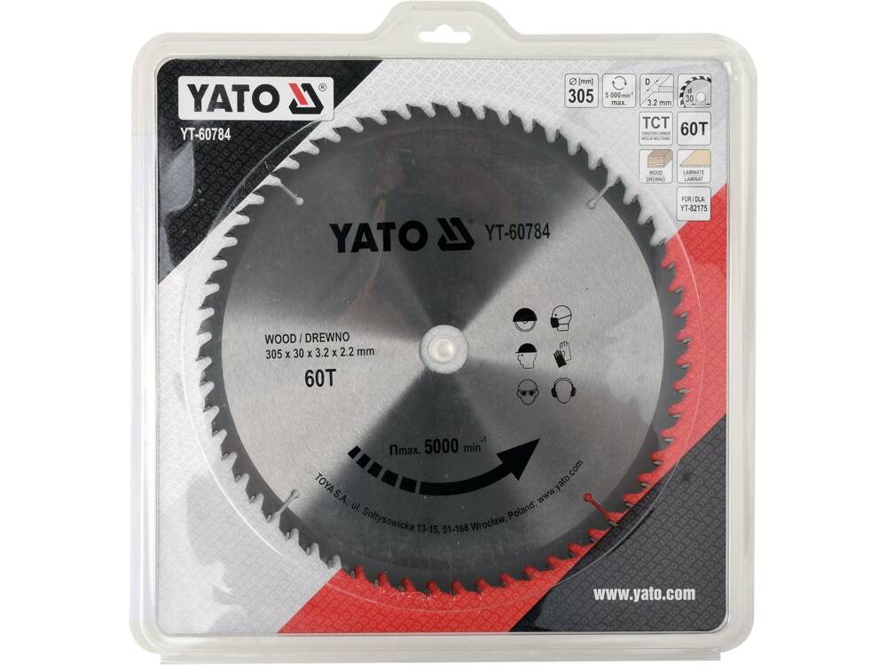 DISC CIRCULAR PENTRU YATO YT-60784 LEMN 305X60TX30MM