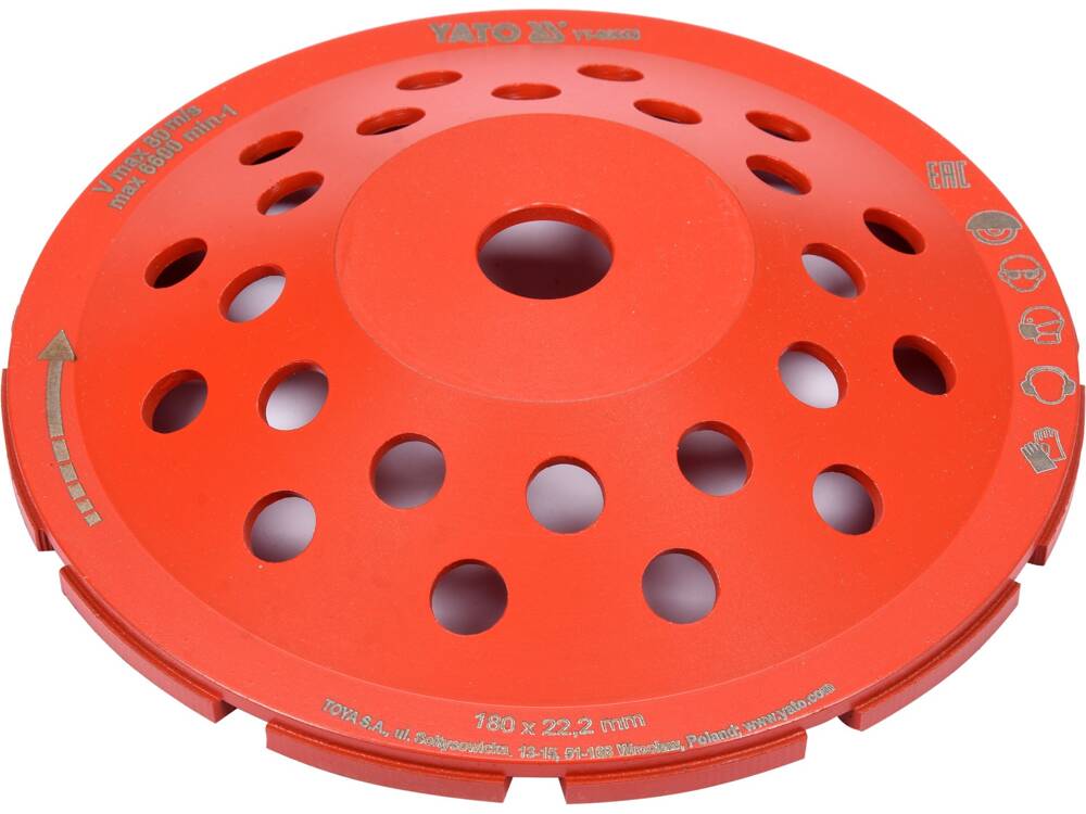 DISC CUPA DIAMANTAT, YATO YT-60323 180MM, M14