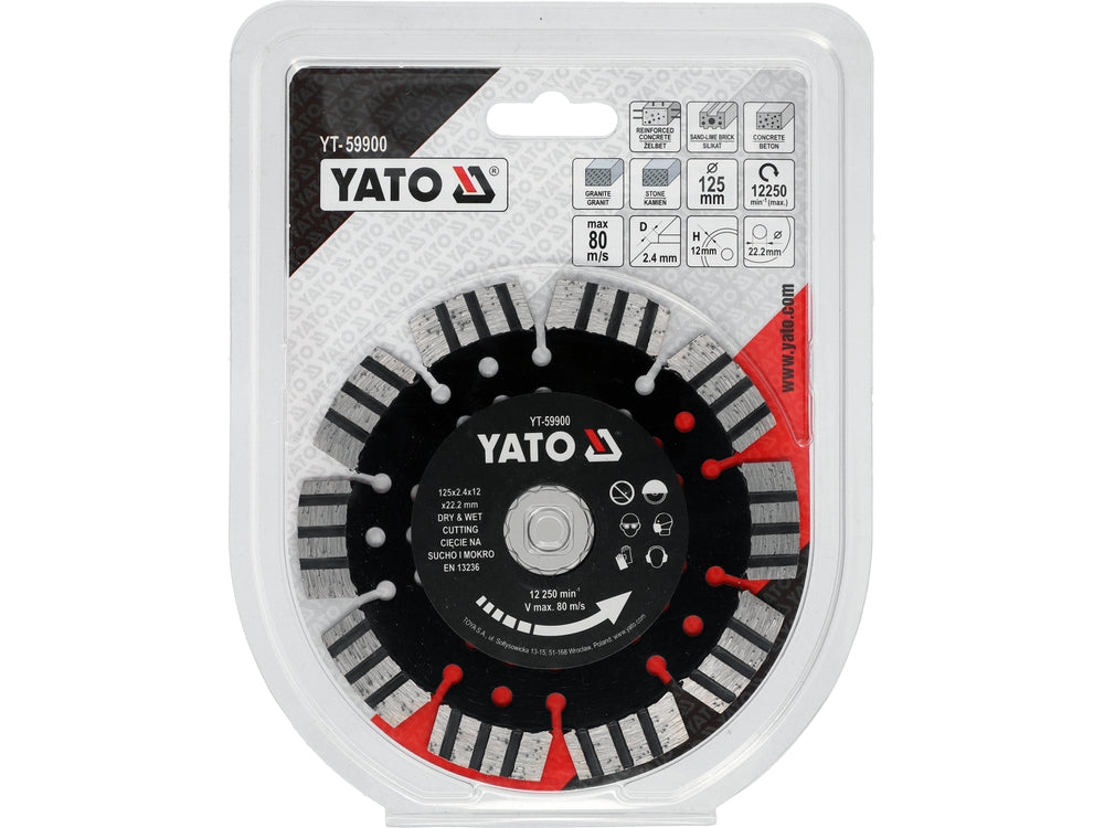 Yato YT-59900 vasbeton korong 125 mm