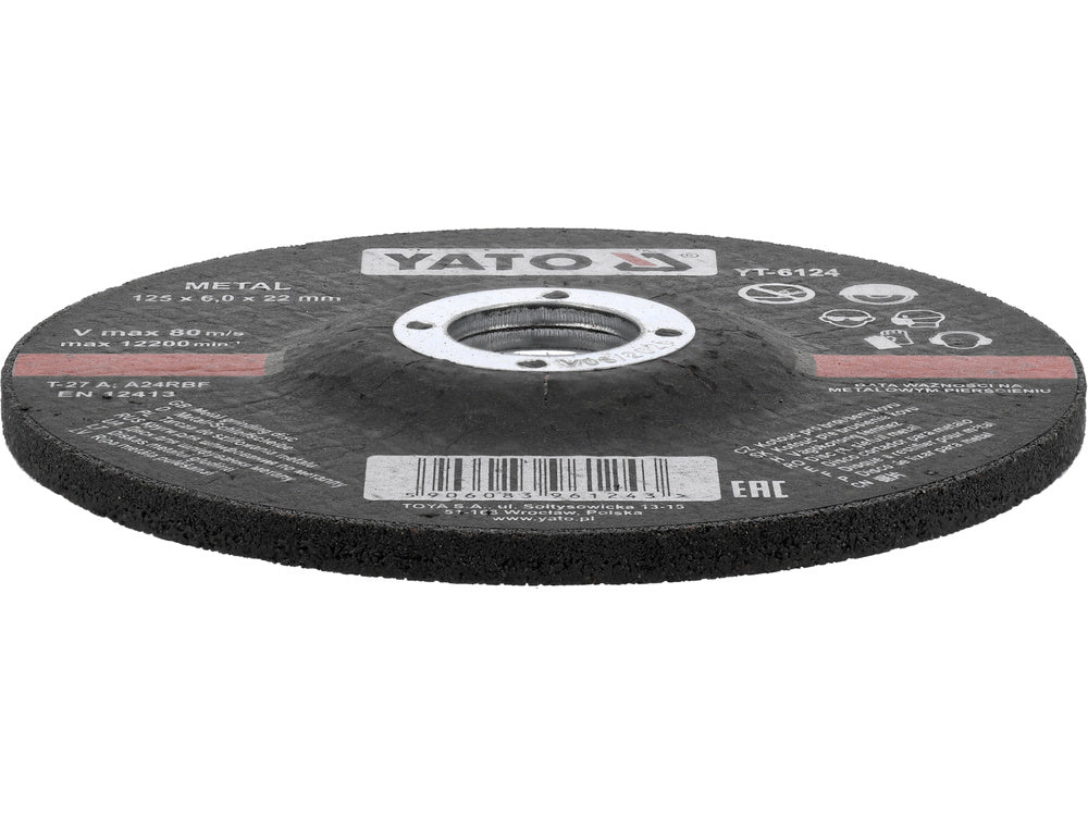 DISC SLEFUIT METAL YATO YT-6124 125X6X22MM