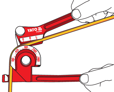 DISPOZITIV PENTRU INDOIT YATO YT-21840 TEVI AL/CU, 6-10MM