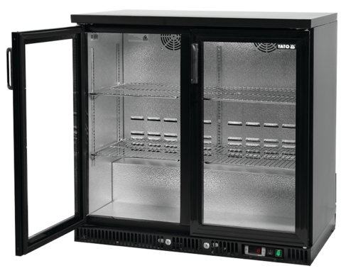 HŰTŐSZEKRÉNY YATO YG-05355 ÜVEGEKHEZ, 2 AJTÓS, 920X515X905MM, 227L