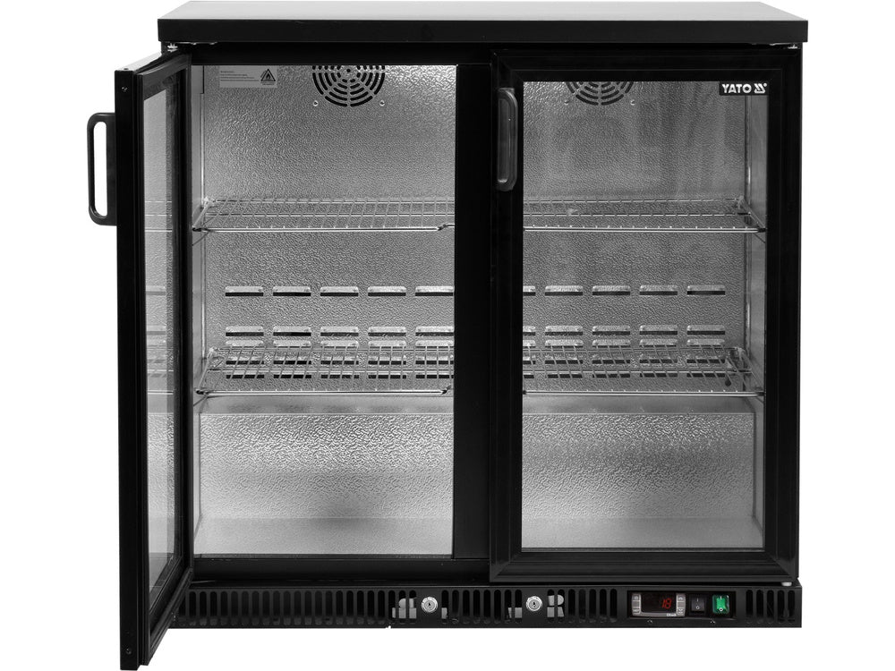 HŰTŐSZEKRÉNY YATO YG-05355 ÜVEGEKHEZ, 2 AJTÓS, 920X515X905MM, 227L
