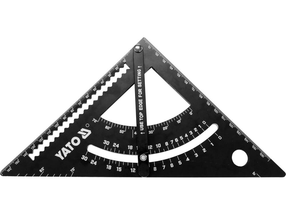 ÁLLÍTHATÓ DERÉKSZÖG YATO YT-70782 ALUMÍNIUMBÓL, 170 MM
