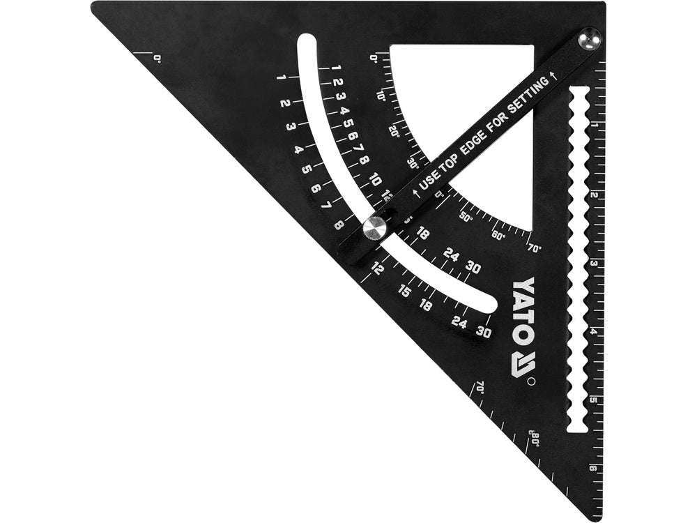 ÁLLÍTHATÓ DERÉKSZÖG YATO YT-70782 ALUMÍNIUMBÓL, 170 MM