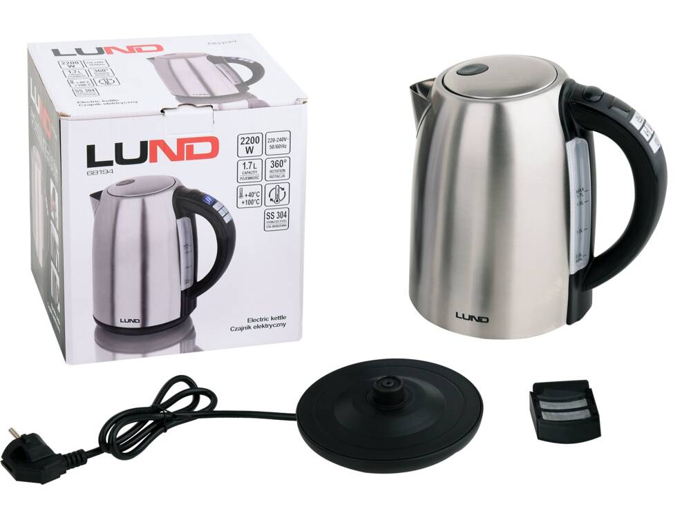 FIERBATOR CU REGLAREA LUND 68194 TEMPERATURII, 1.7L