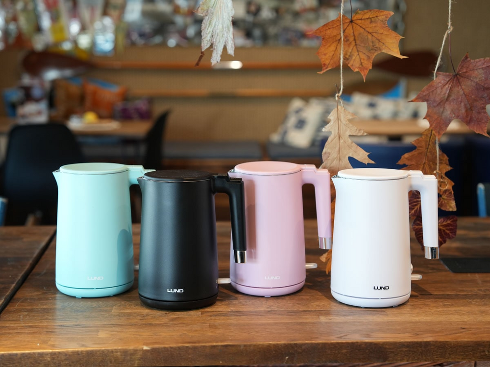 FIERBATOR ELECTRIC 1,5L LUND 68206 NEGRU, COOL TOUCH