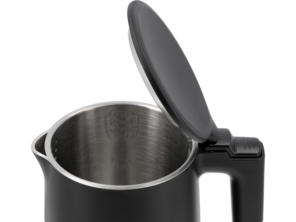 FIERBATOR ELECTRIC 1,5L LUND 68206 NEGRU, COOL TOUCH