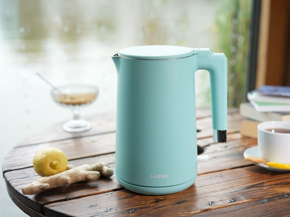 FIERBATOR ELECTRIC 1,5L LUND 68208 TURQUESE, COOL TOUCH