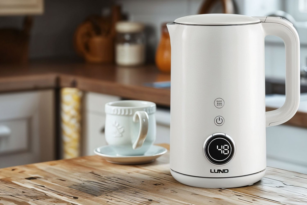 FIERBATOR ELECTRIC 1,7L, LUND 68223 CONTROLUL TEMPERATURII, ALB