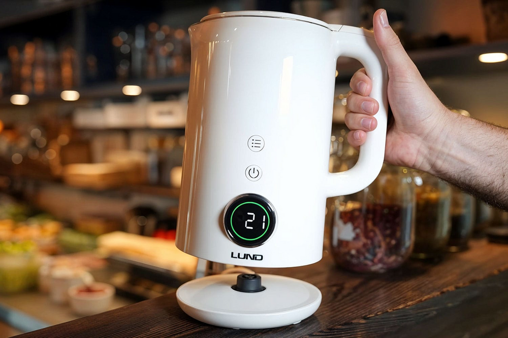 FIERBATOR ELECTRIC 1,7L, LUND 68223 CONTROLUL TEMPERATURII, ALB