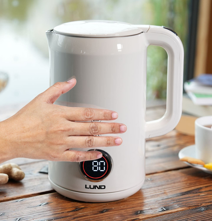 FIERBATOR ELECTRIC 1,7L, LUND 68223 CONTROLUL TEMPERATURII, ALB