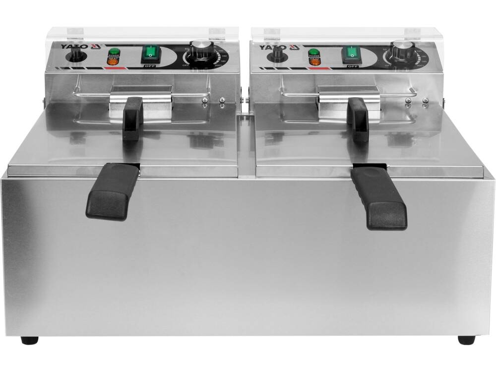 FRITEUZA DUBLA 2X8L, YATO YG-04623 2X3.3KW