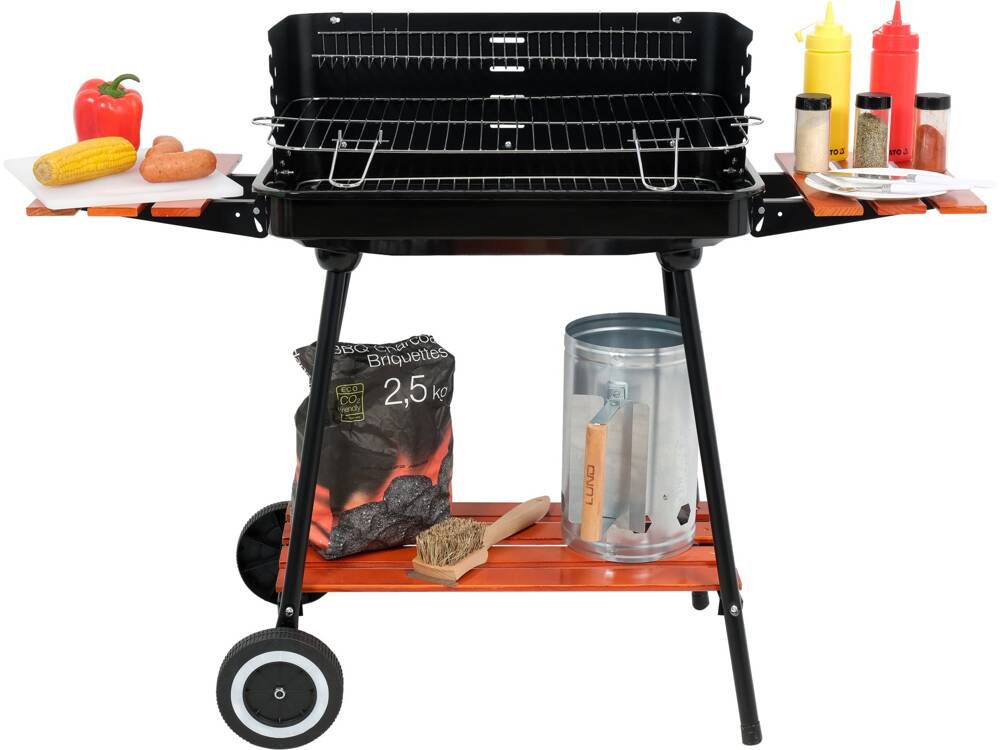 GRILL POLCOKKAL, LUND 99911 FŐZŐFELÜLET, 53X33CM