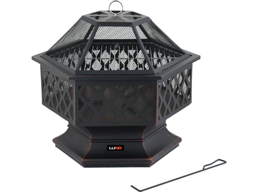 GRATAR + VATRA LUND 99703 GRADINA, 70X60CM
