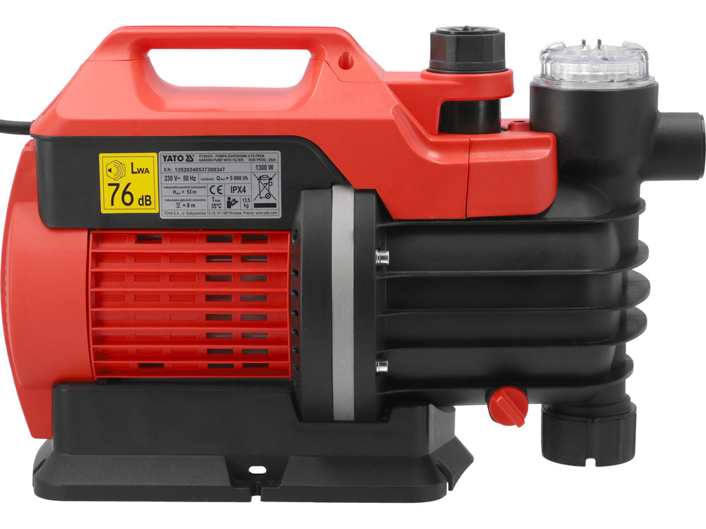 HIDROFOR ELECTRONIC CU YATO YT-85372 FILTRU 1300W